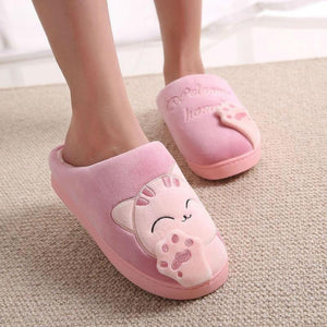 TLK ® Cartoon Cat Winter Slippers