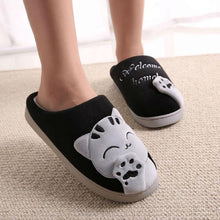 Load image into Gallery viewer, TLK ® Cartoon Cat Winter Slippers