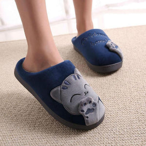 TLK ® Cartoon Cat Winter Slippers